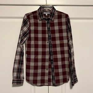 Express Slim Fit Plaid Shirt
